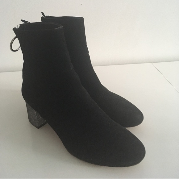 H&M Ankle Boots with Glittery Heels - Picture 2 of 4